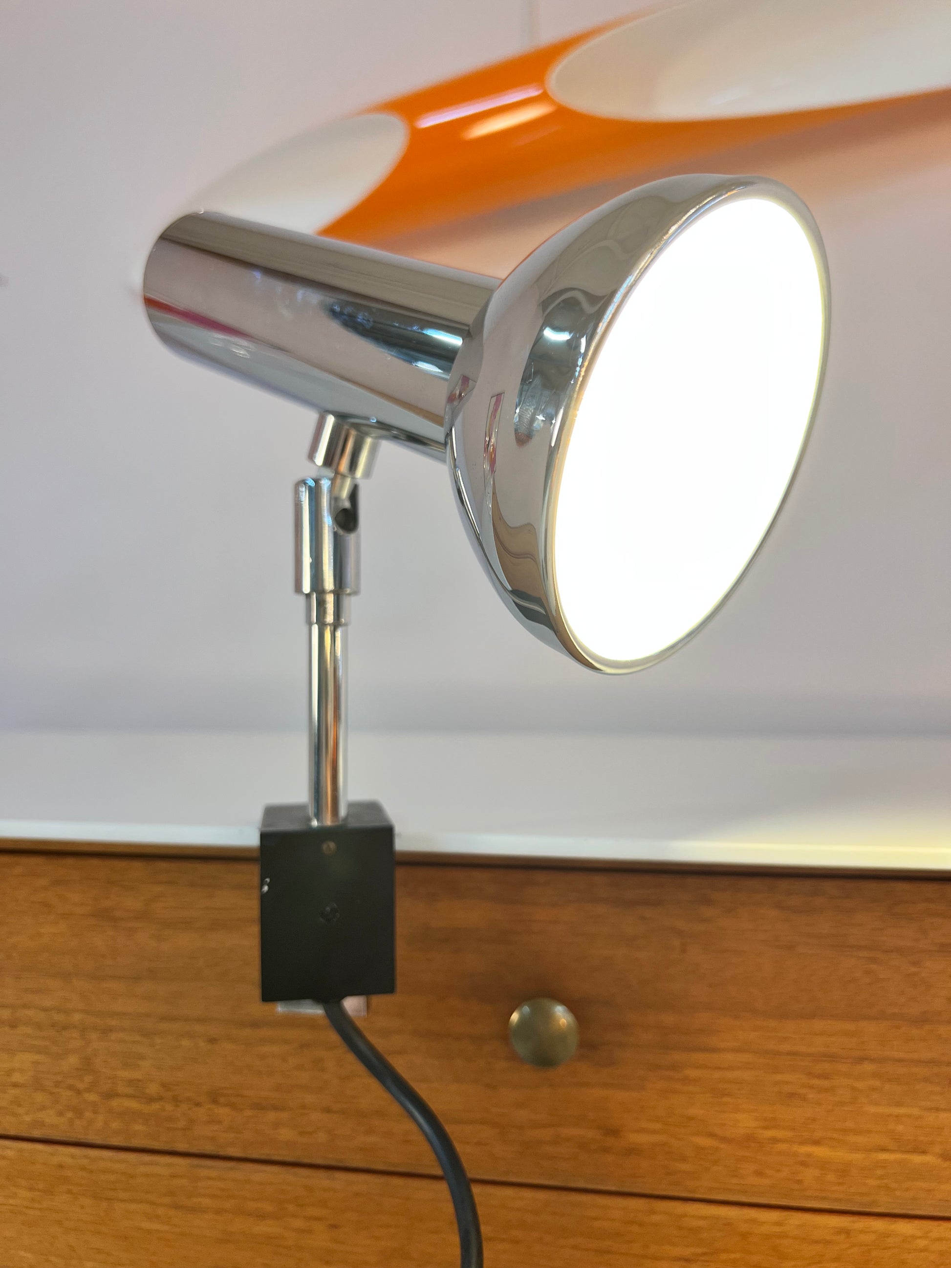 Klemmlampe Chrom von Cosack