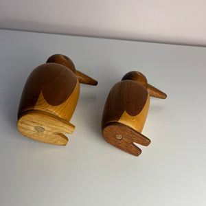 Set: kleiner & großer Pinguin Massivholz aus Dänemark