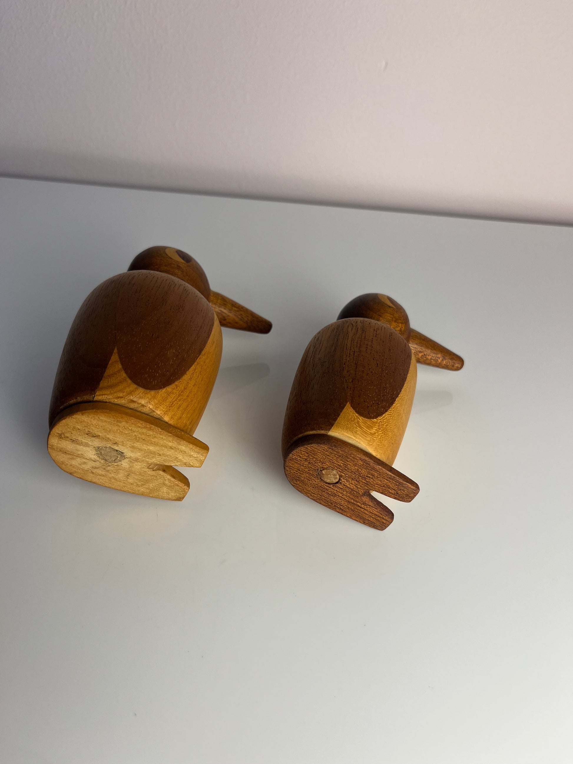 Set: kleiner & großer Pinguin Massivholz aus Dänemark