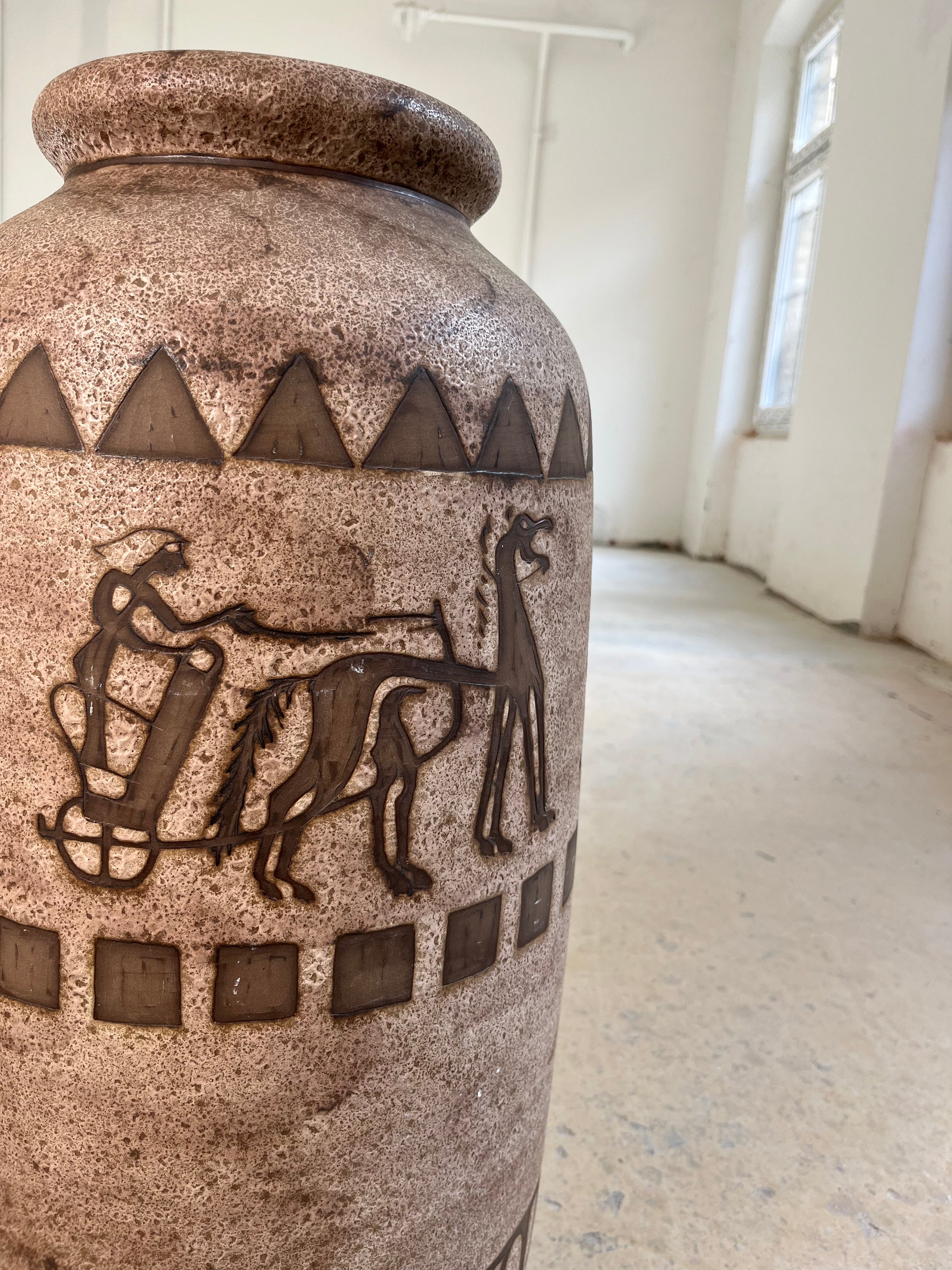 Bodenvase Ägina 124 von Ceramano West Germany