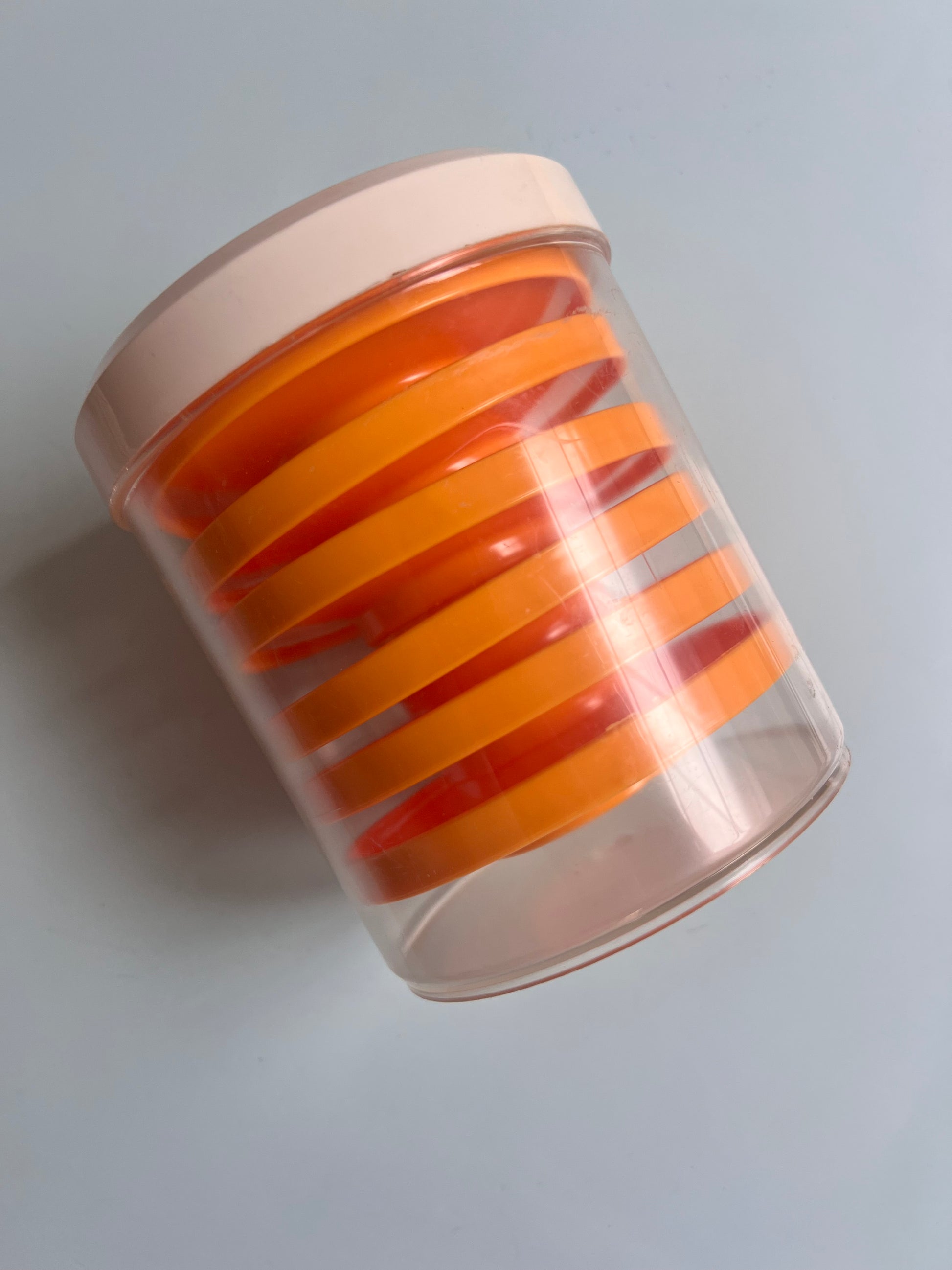 Set: 6x Eierbecher gelb 70er