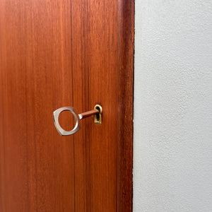 Highboard hellblau Teak