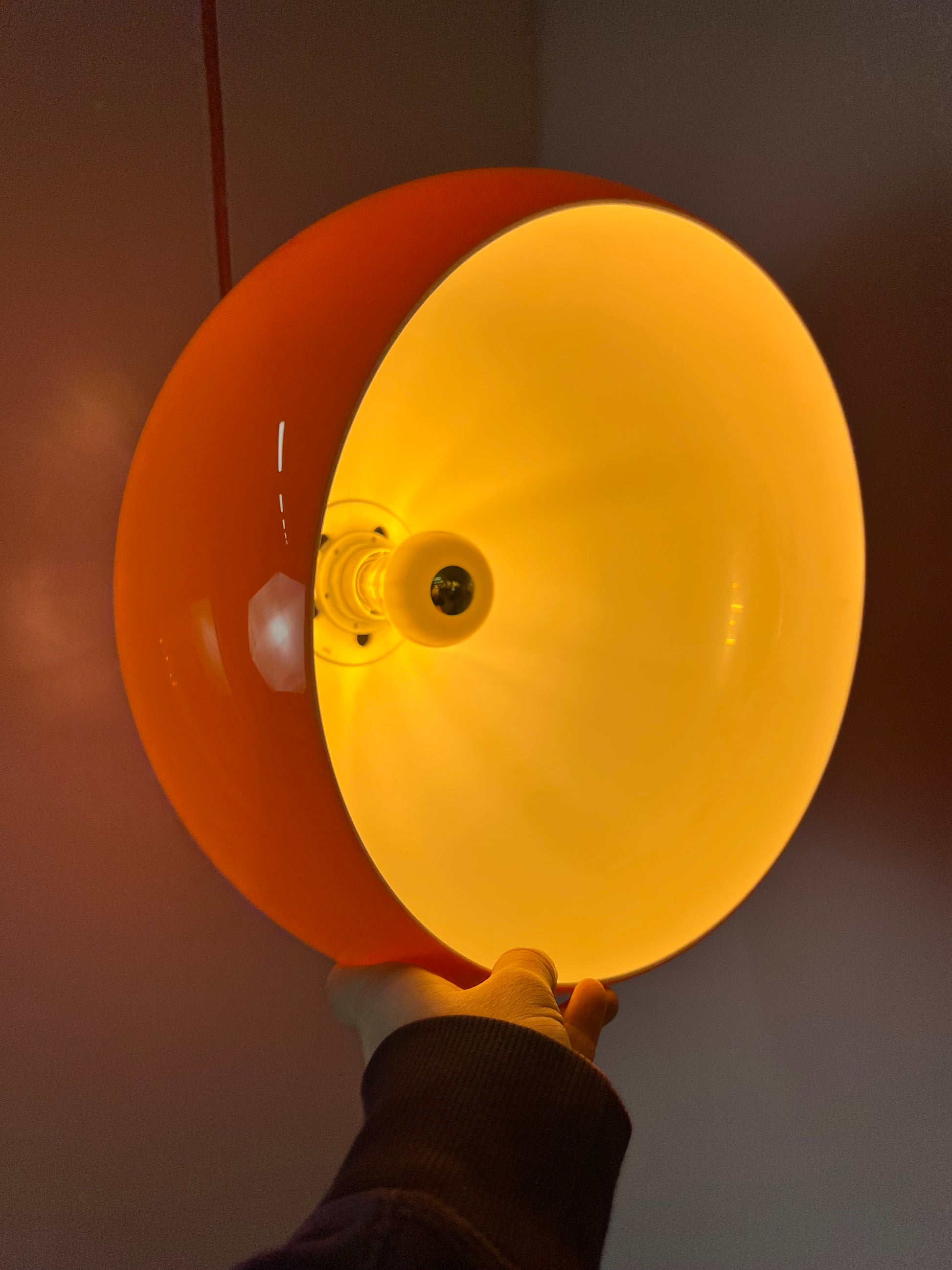 Hängelampe orange von Guzzini