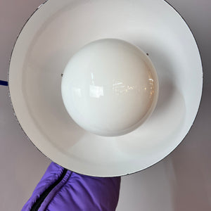 Hängelampe Flowerpot weiß Emaille von Verner Panton für Louis Poulsen