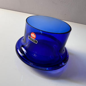 Schale Ikebana blau von Ingrid Glas