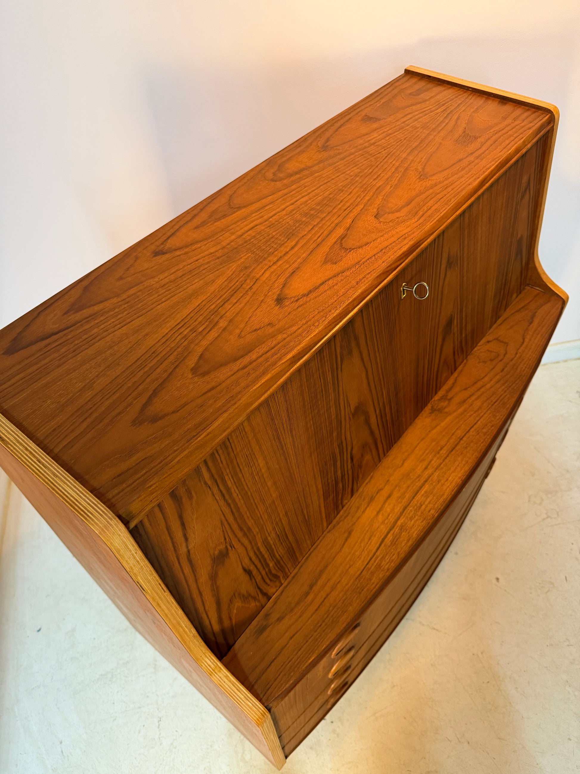 Sekretär Teak aus Dänemark