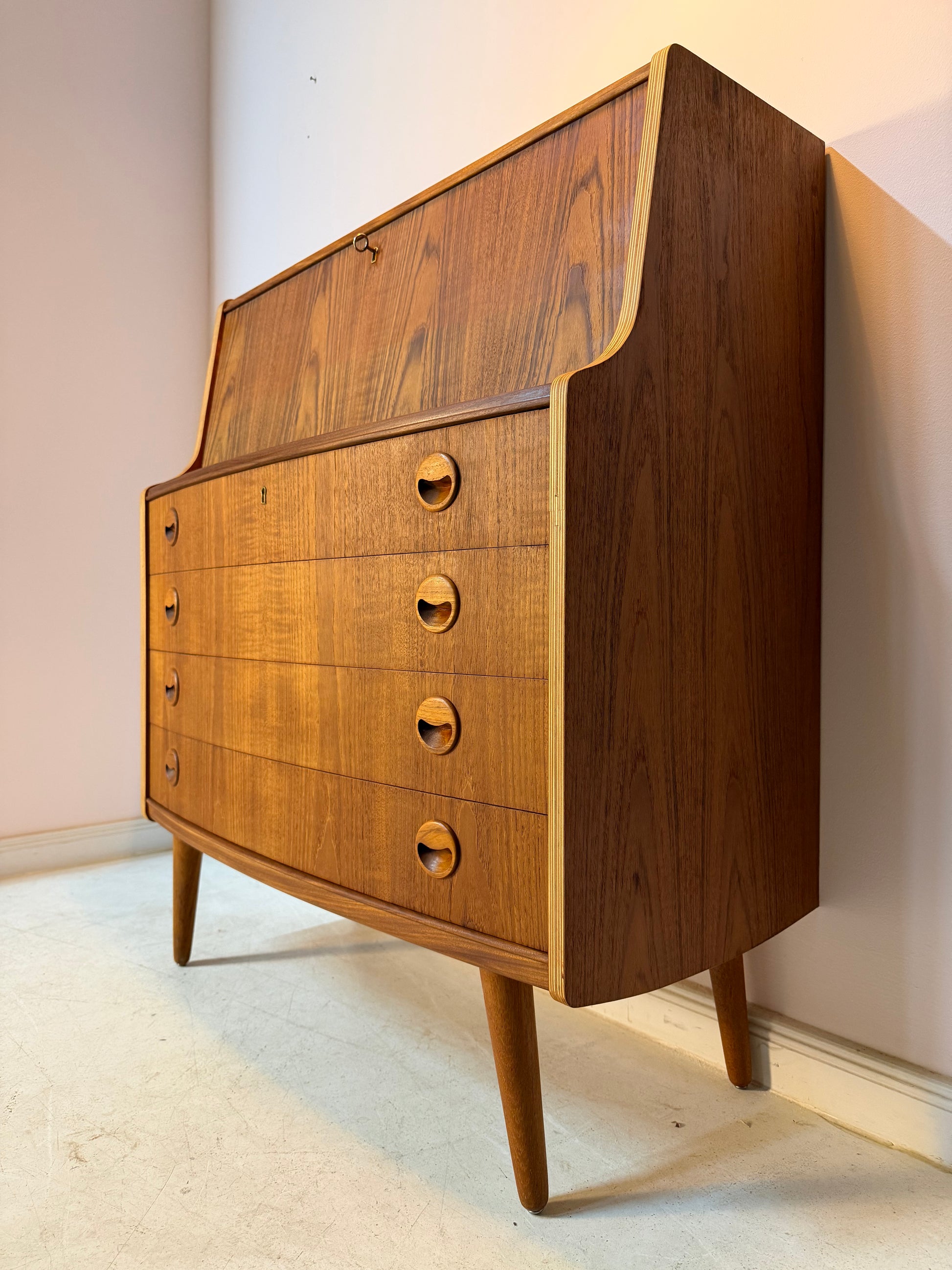 Sekretär Teak aus Dänemark