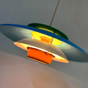 Lamellenlampe neu lackiert, Dänemark