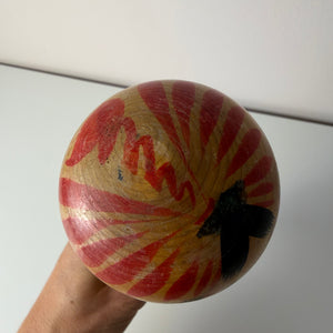 Japanische Kokeshi Holzfigur handbemalt