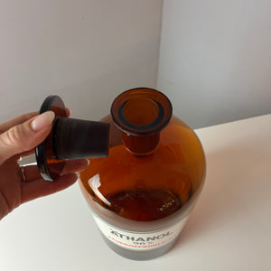 Apothekerglas Äthanol braun