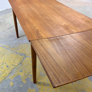 Ausziehbarer Esstisch Teak aus Dänemark