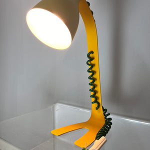 Tischlampe aus Dänemark Gelb