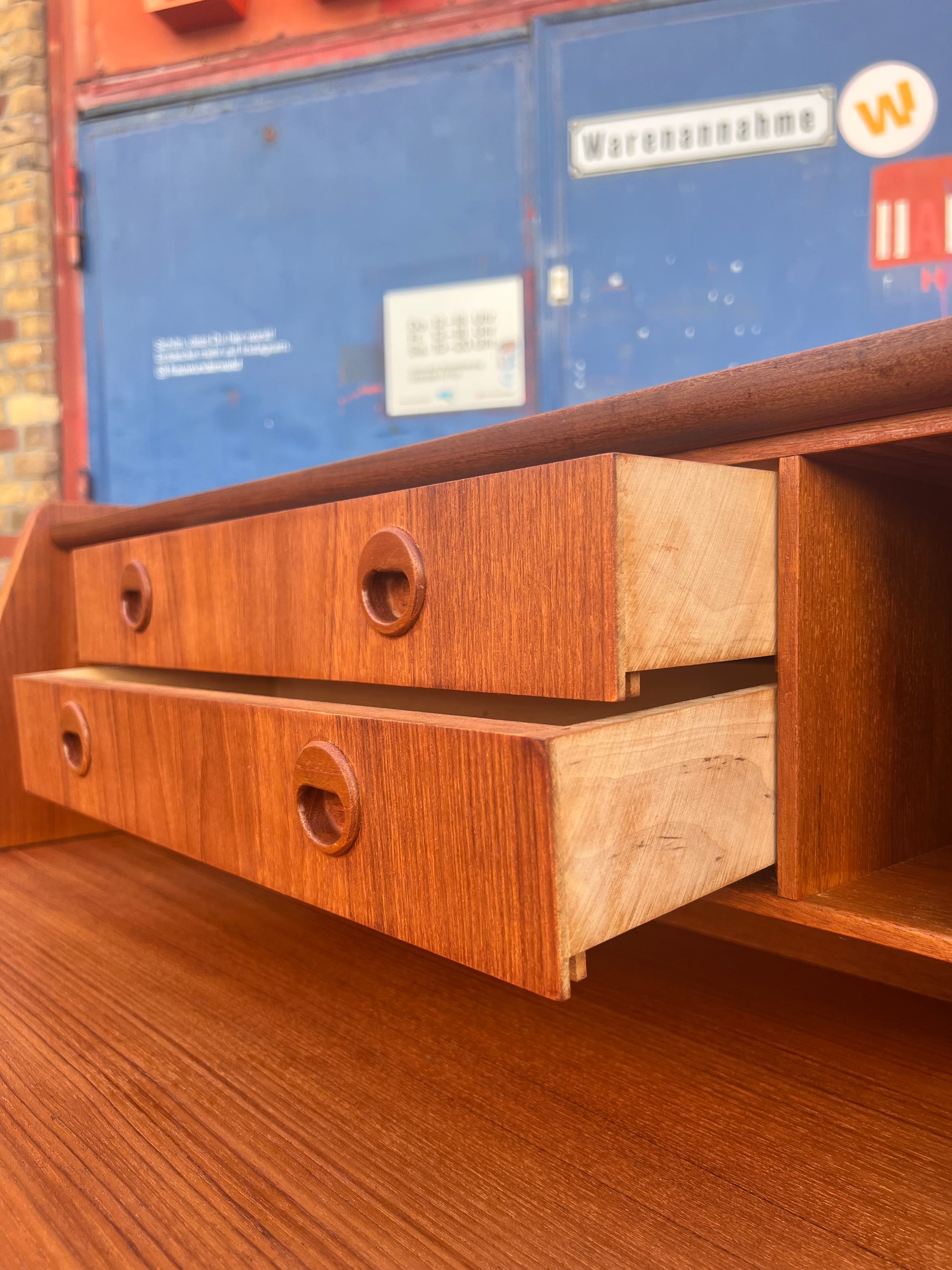 Sekretär Teak aus Dänemark