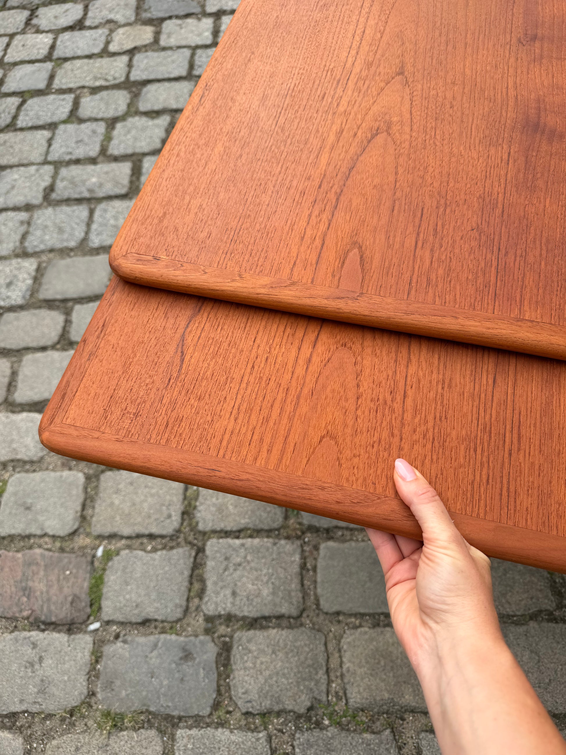 Ausziehbarer Esstisch Teak aus Dänemark