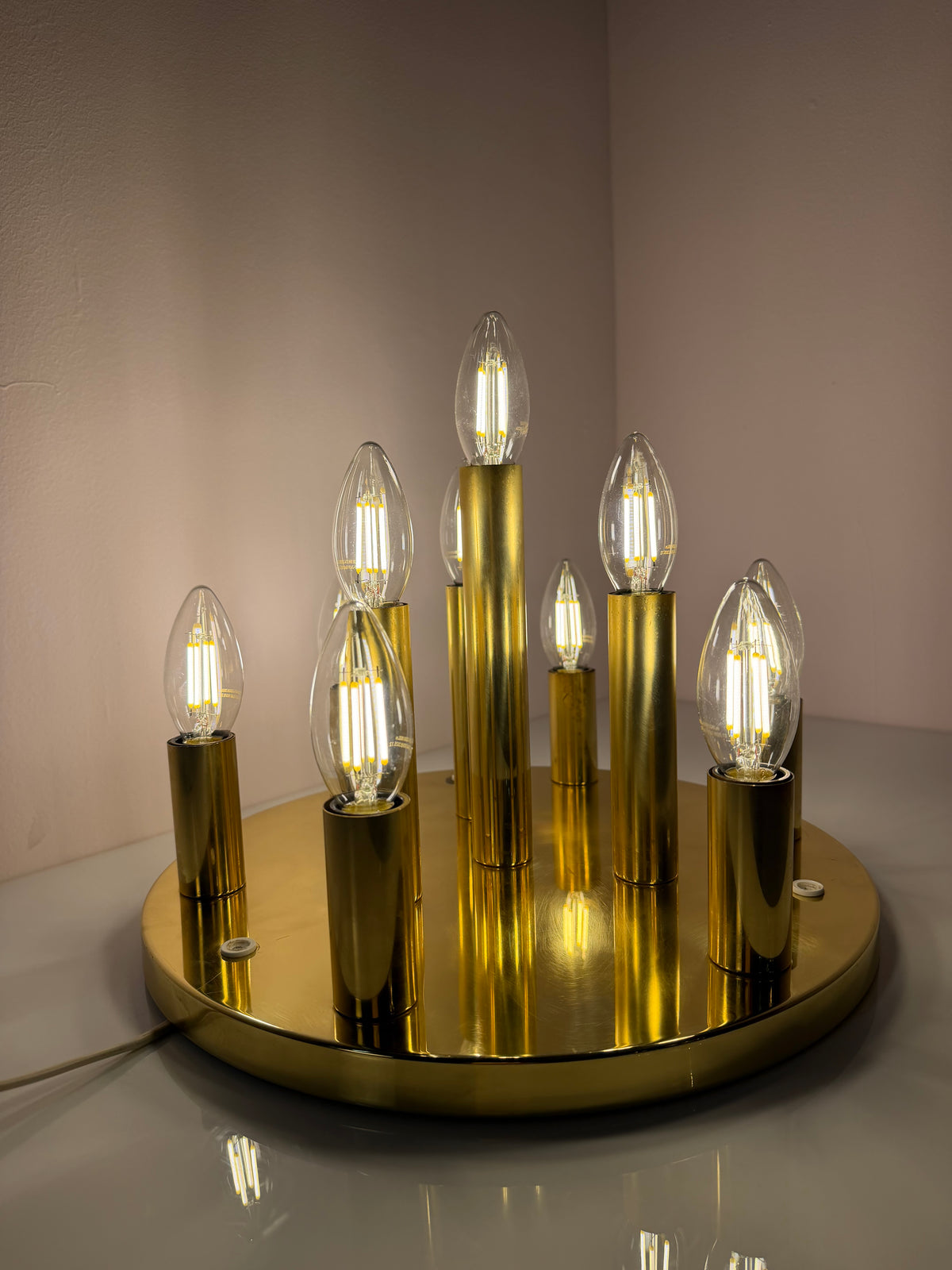 Wand-/ Deckenlampe gold von von Sölken