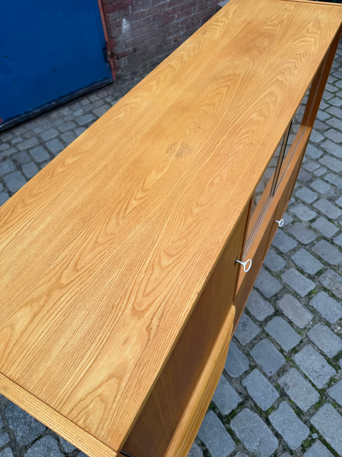 Highboard Typ 602/G Esche von Franz Ehrlich für Hellerau