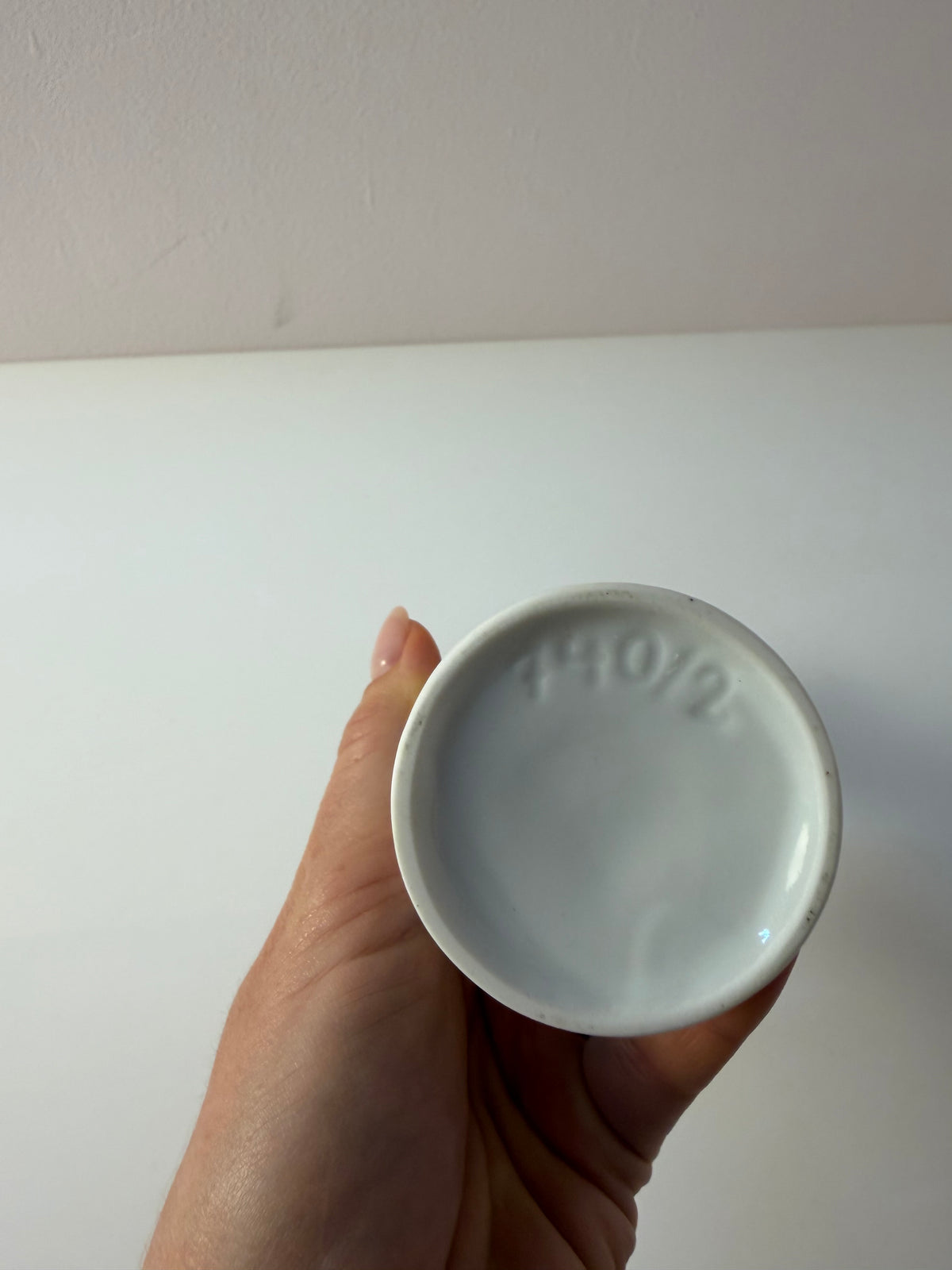 Vase 740/2 weiß Porzellan von Royal Porzellan Bavaria KPM