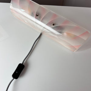 Wandlampe rosa Kunststoff