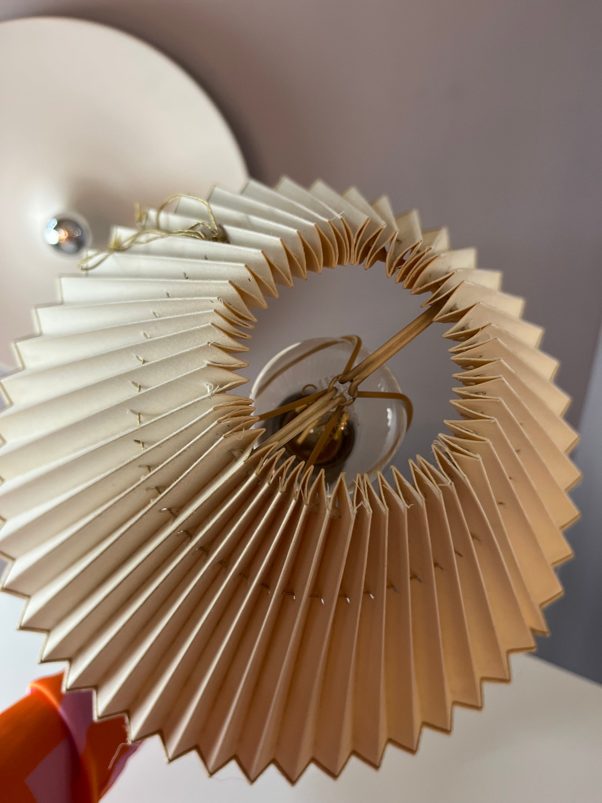 Tischlampe Teak aus Dänemark