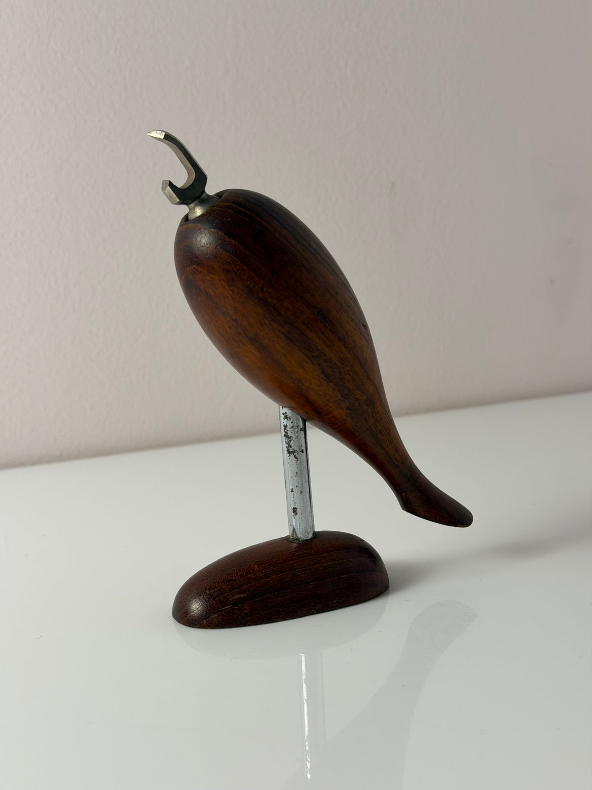 Flaschenöffner Vogel Teak