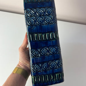 Vase Serie Rimini Blu von Aldo Londi für Bitossi
