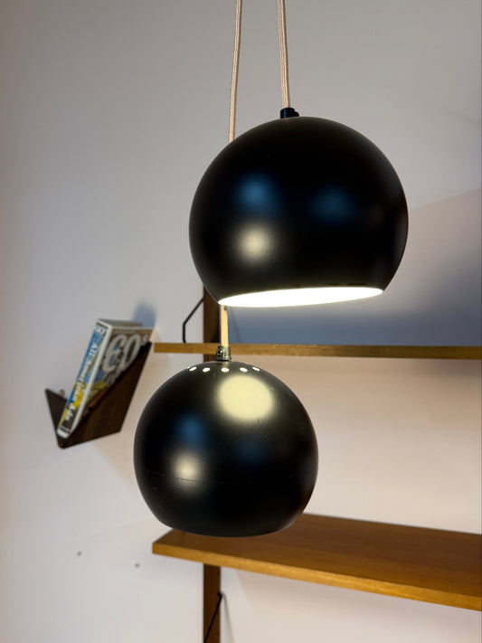 Kugellampe schwarz aus Dänemark