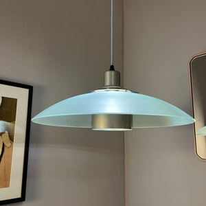 Lamellenlampe Milchglas von von Dana Light