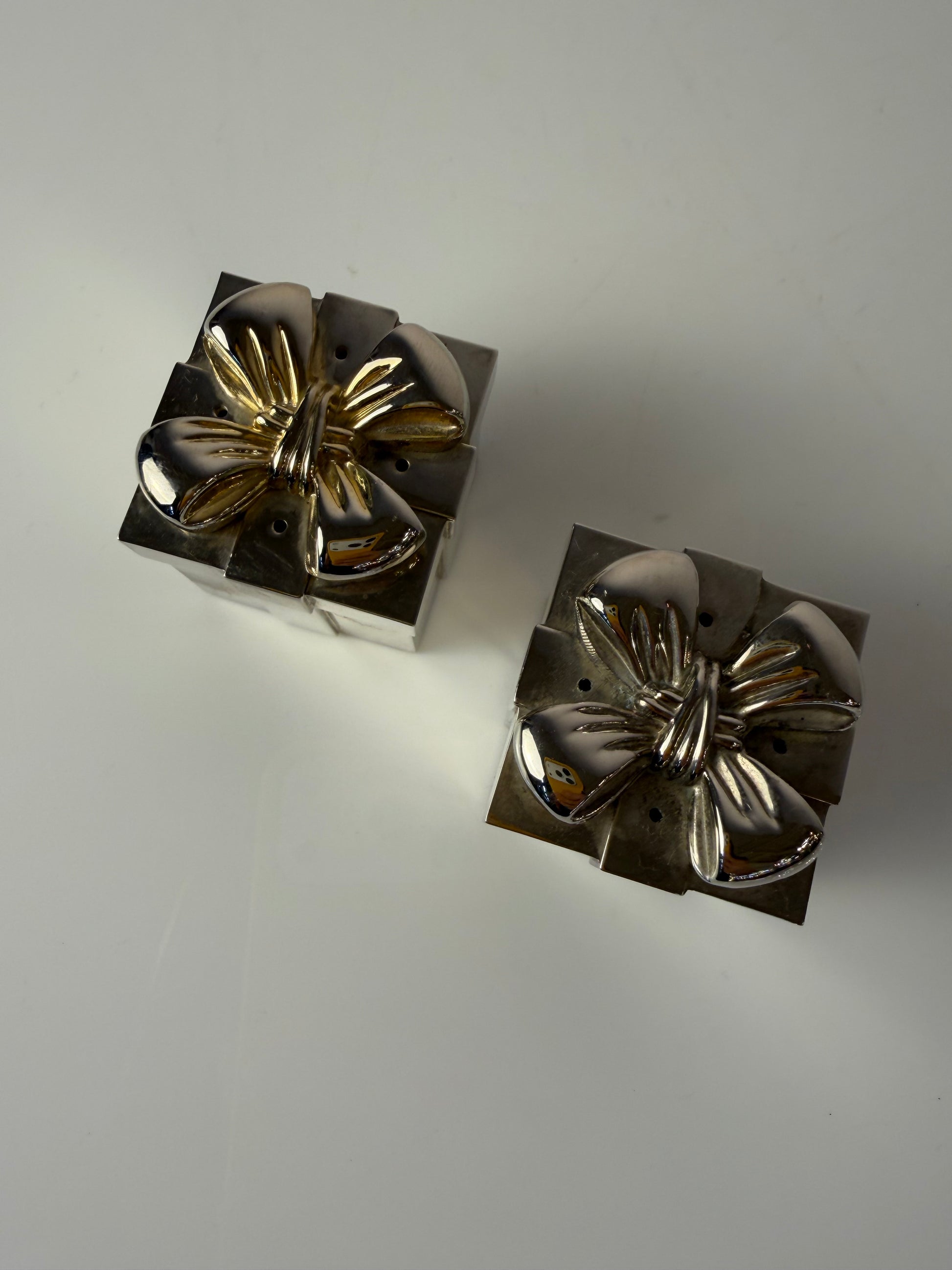 Salz- & Pfefferstreuer Geschenk versilbert