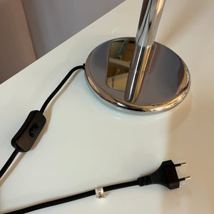 Tischlampe Gooseneck Chrom schwarz von Herda