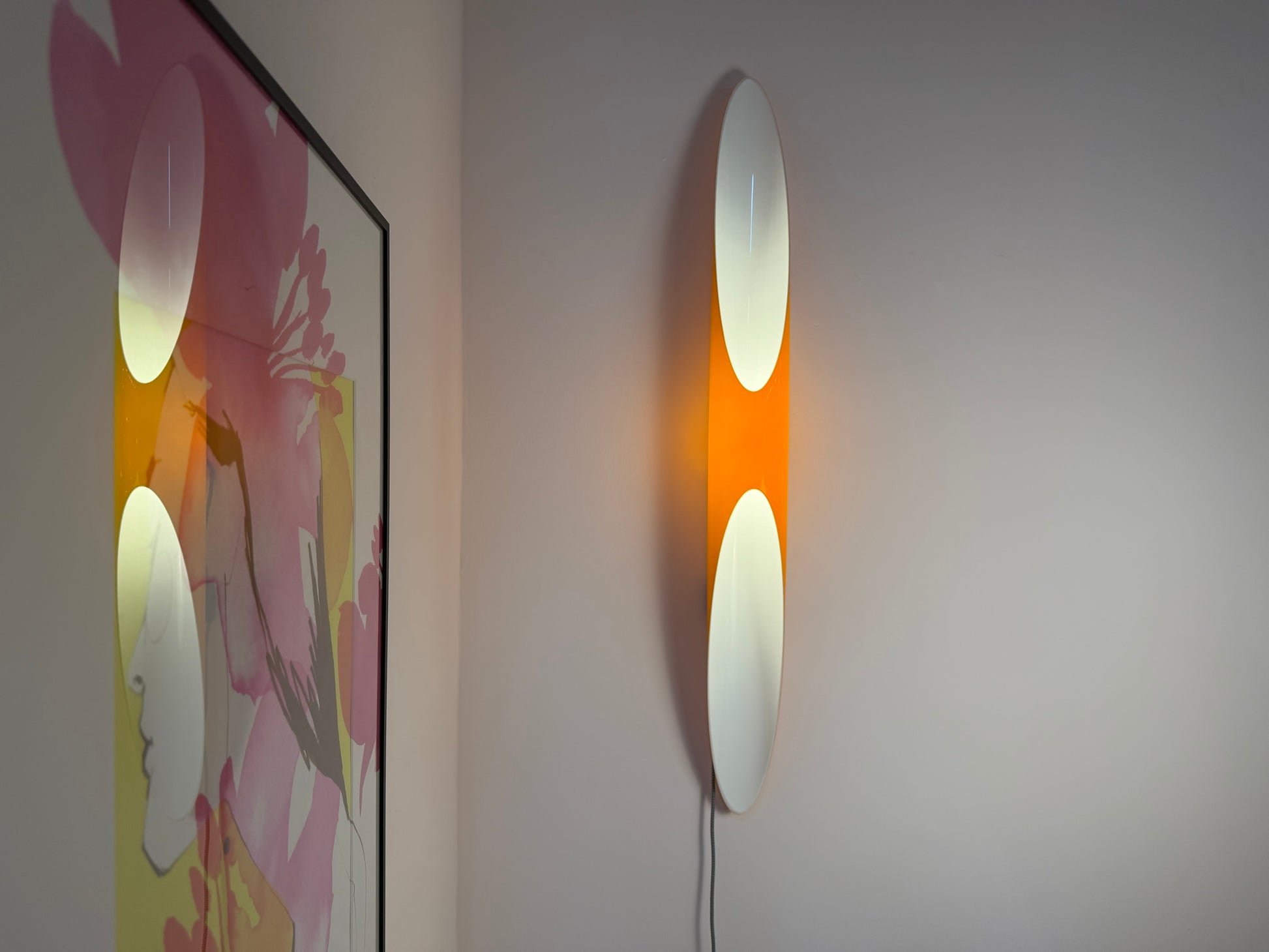 Wandlampe Shakti Wall Fix orange von Marzio Rusconi Clerici für Kundalini