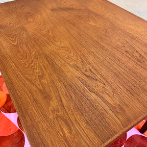 Kleiner ausziehbarer Esstisch Teak aus Dänemark