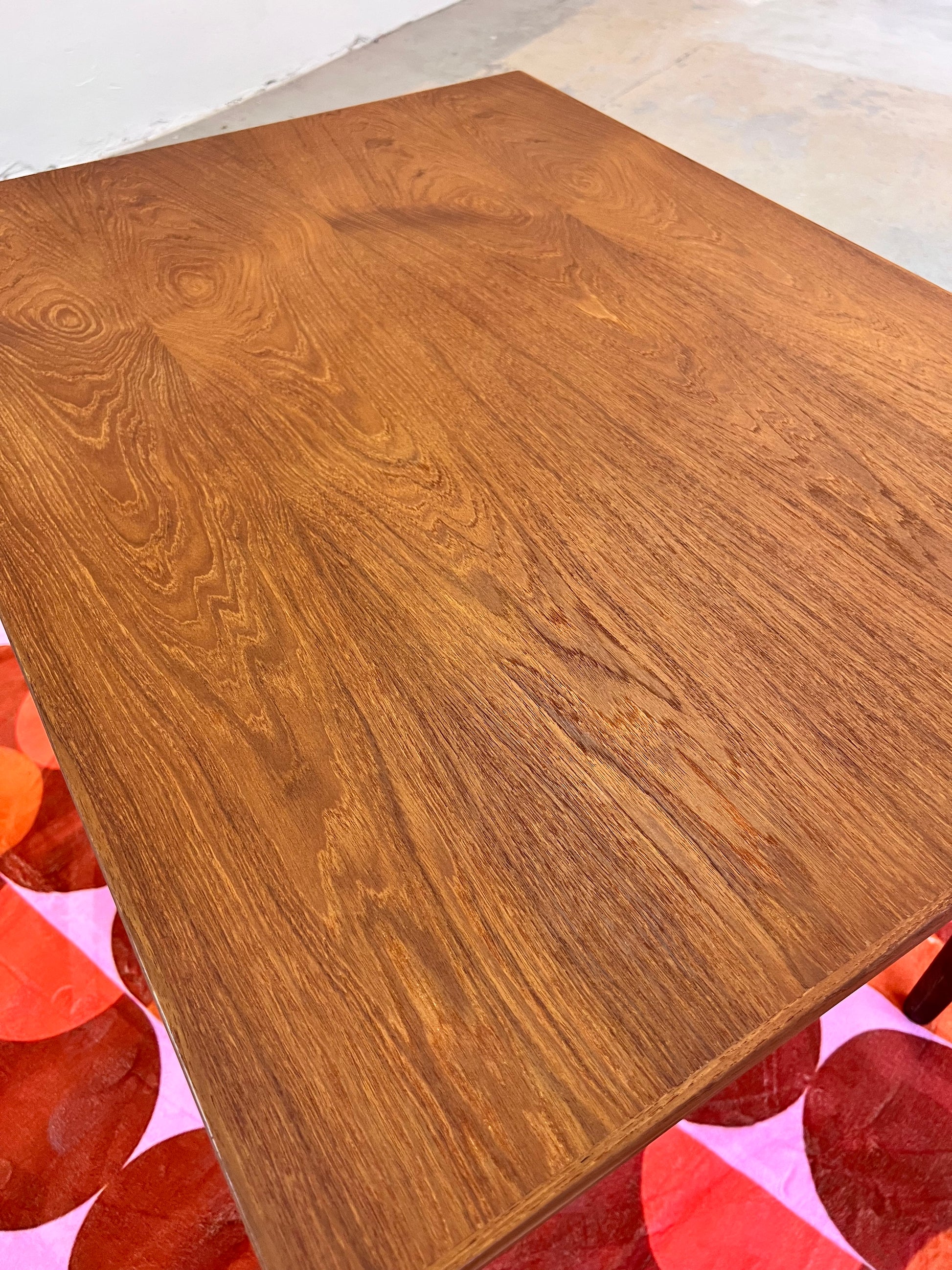 Kleiner ausziehbarer Esstisch Teak aus Dänemark