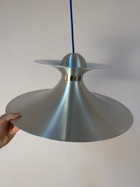 Lamellenlampe silber aus Dänemark