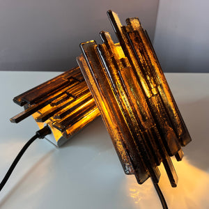 Set: 2x Wandlampe graubraun von Claus Bolby
