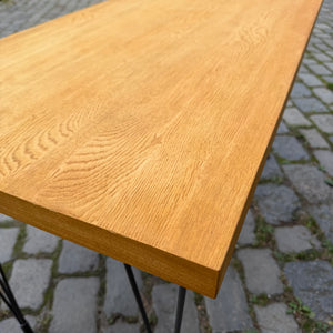 Klubtisch Typ 602/K Esche mit neuen Füßen von Hellerau