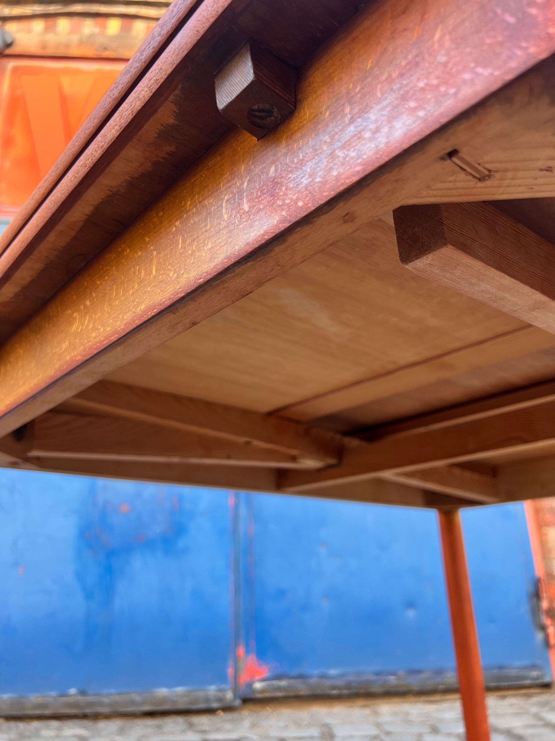 Kleiner ausziehbarer Esstisch Teak aus Dänemark