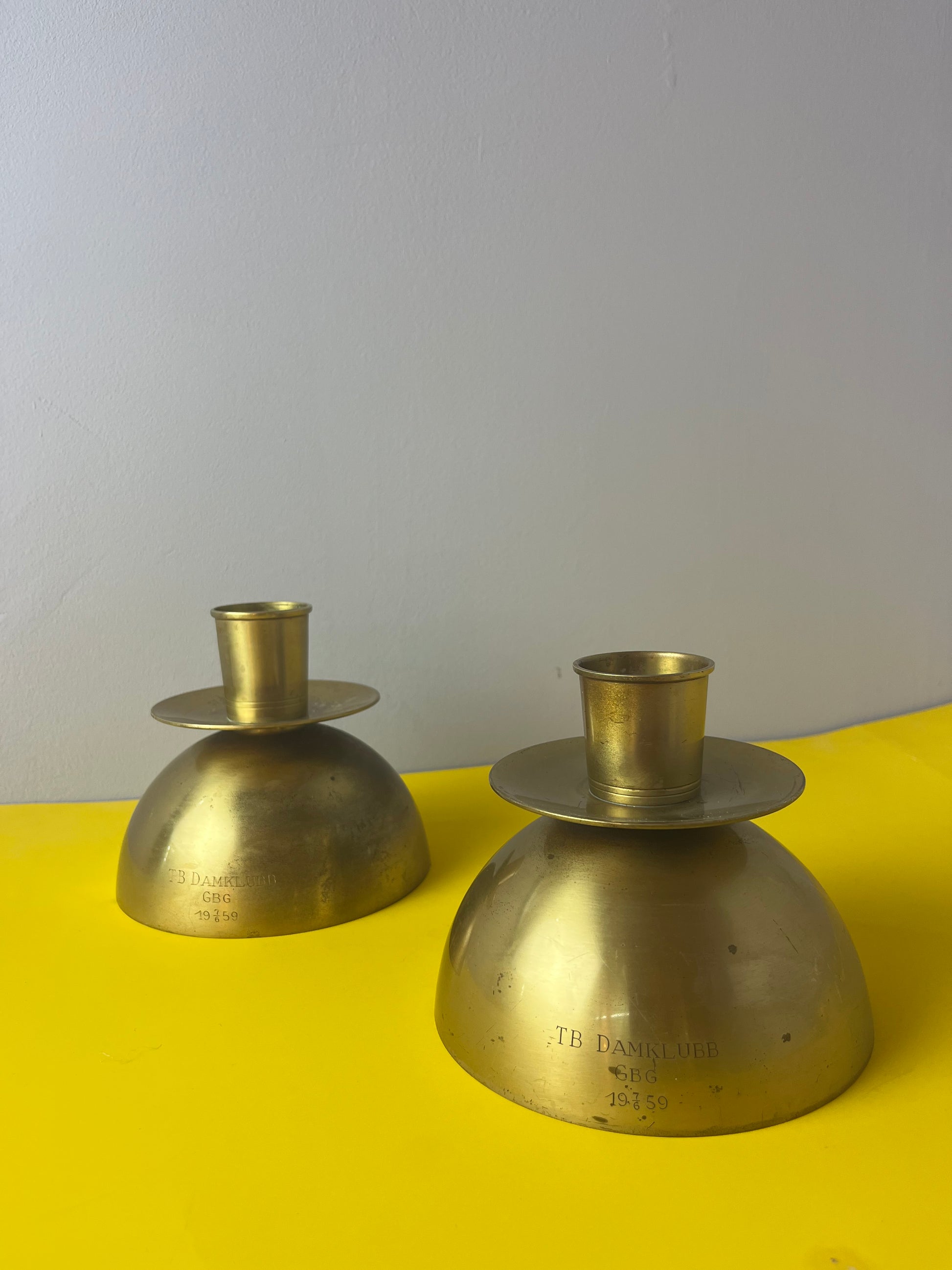 Kerzenständer Messing von Ystad-Metall