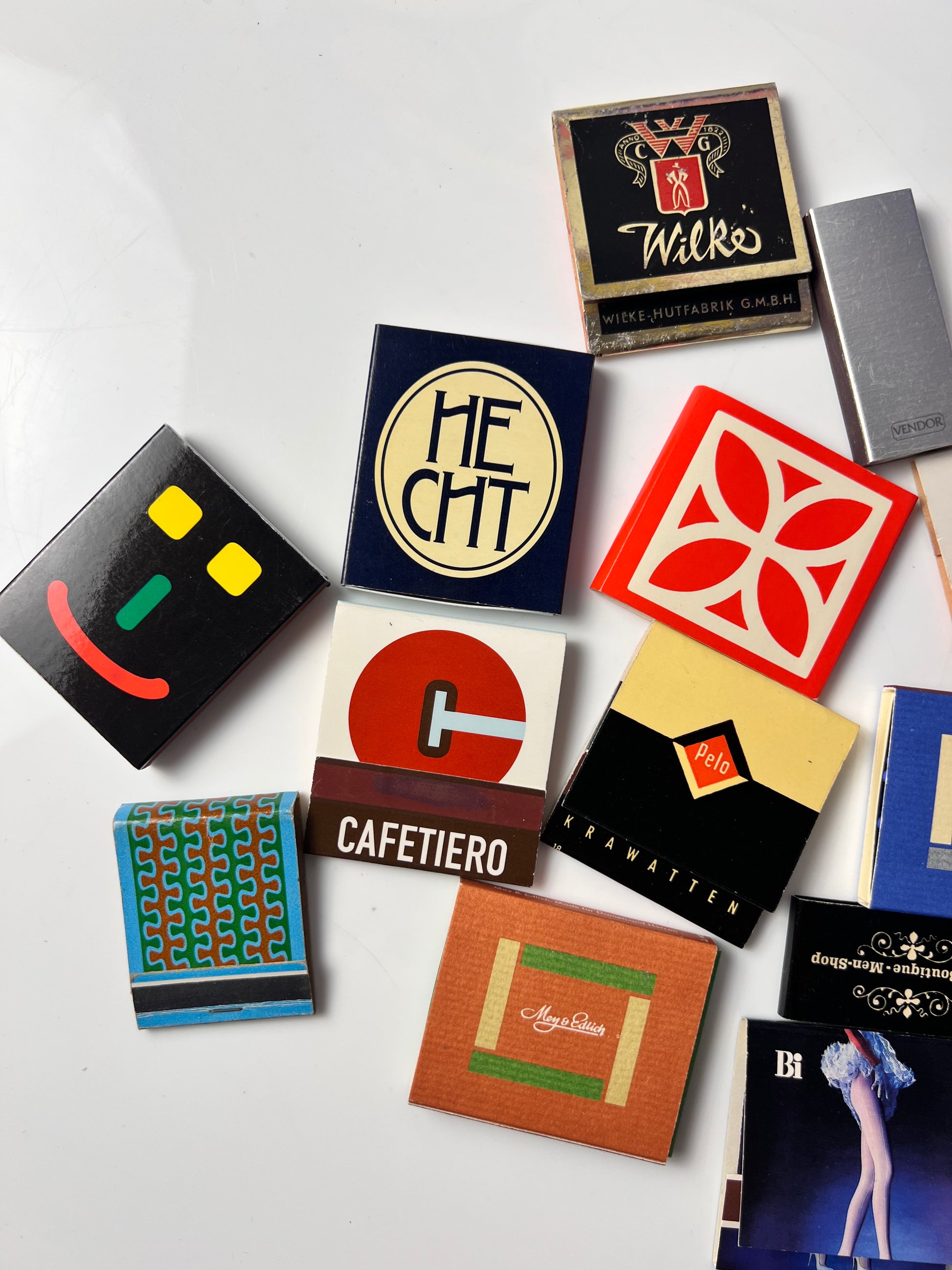 Set: Vintage Streichhölzer Grafik