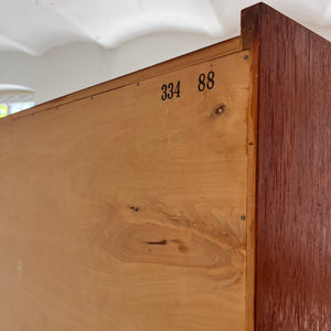 Bücherregal Teak mit Sekretär & Ausziehplatte von Johannes Sorth für Nexø