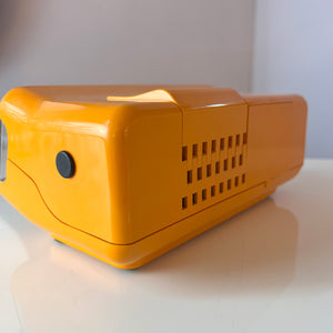 Wecker Comfortchron orange mit Klappzahlen von KRUPS
