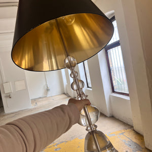 hohe Tischlampe 70er Jahre