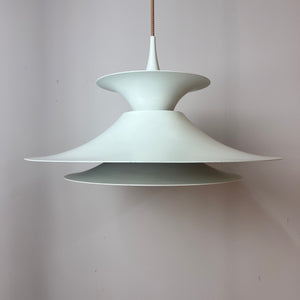 Lamellenlampe 'Radius' weiß von Erik Blaslev für Fog & Mørup