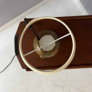 Kugeltischlampe Messing von Gusums Bruk aus Schweden