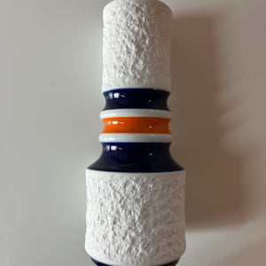 Vase 599/2 blau orange von Royal Porzellan Bavaria KPM