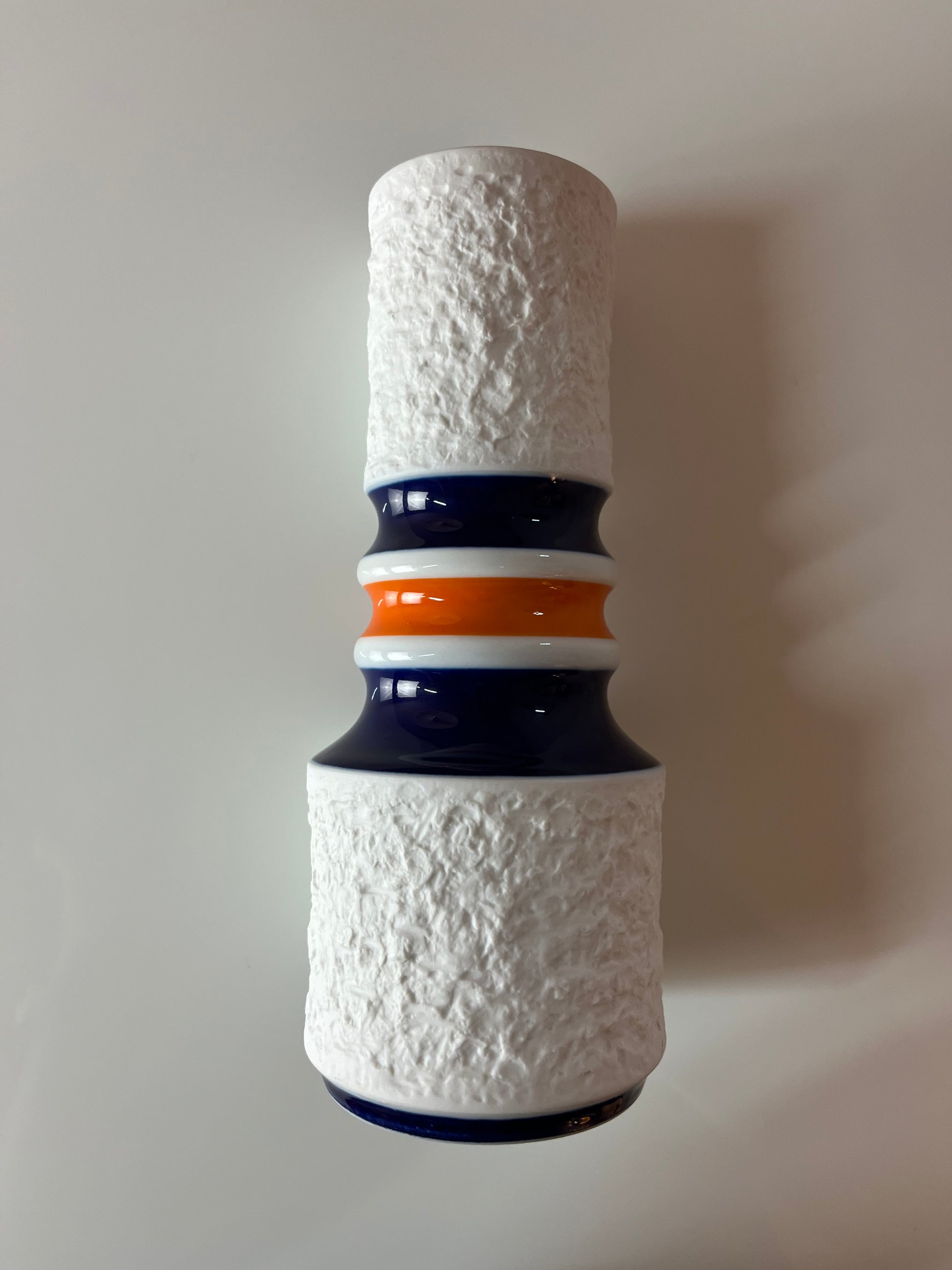 Vase 599/2 blau orange von Royal Porzellan Bavaria KPM
