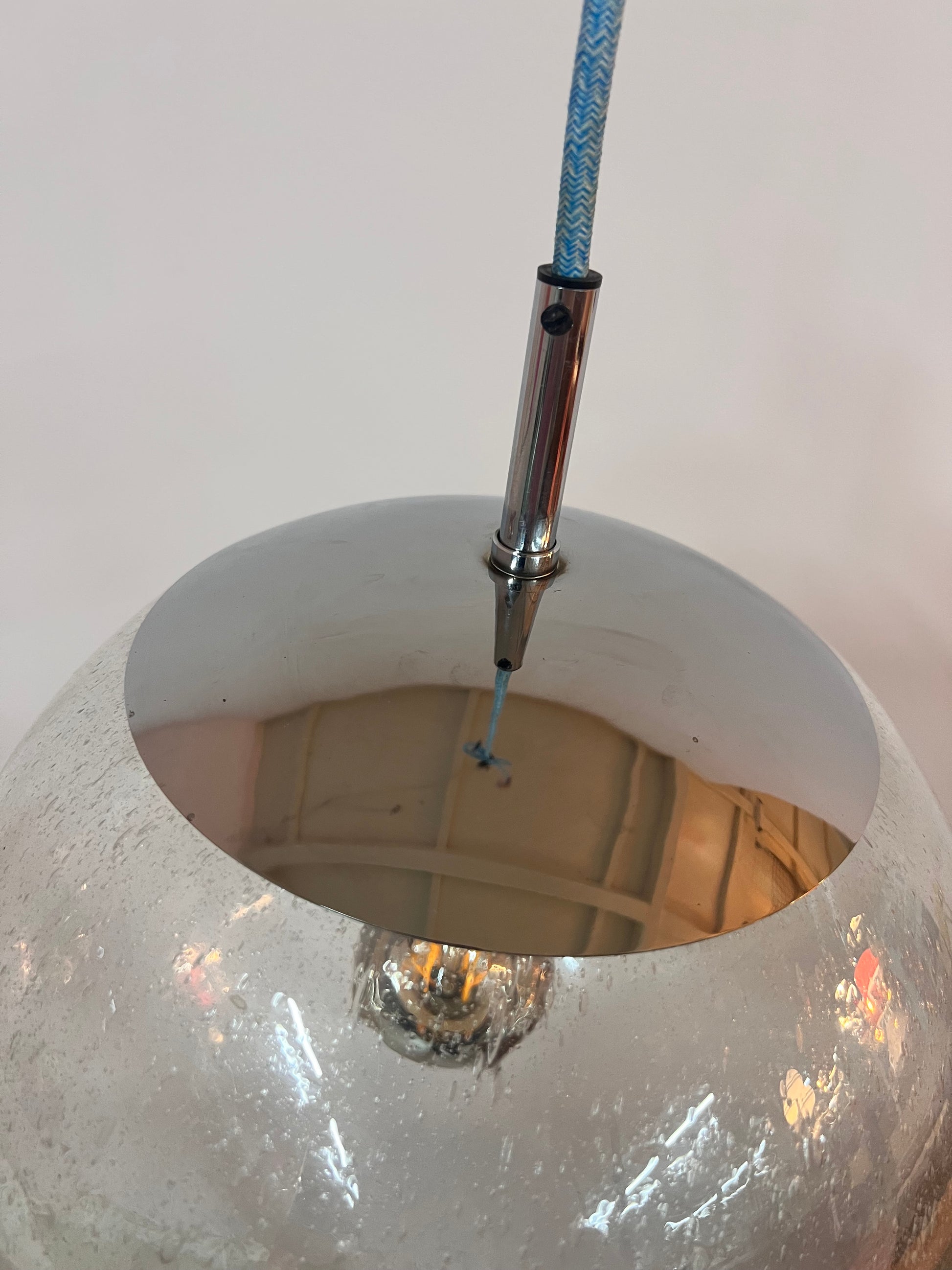 Kugellampe Glas Chrom von Hustadt Leuchten