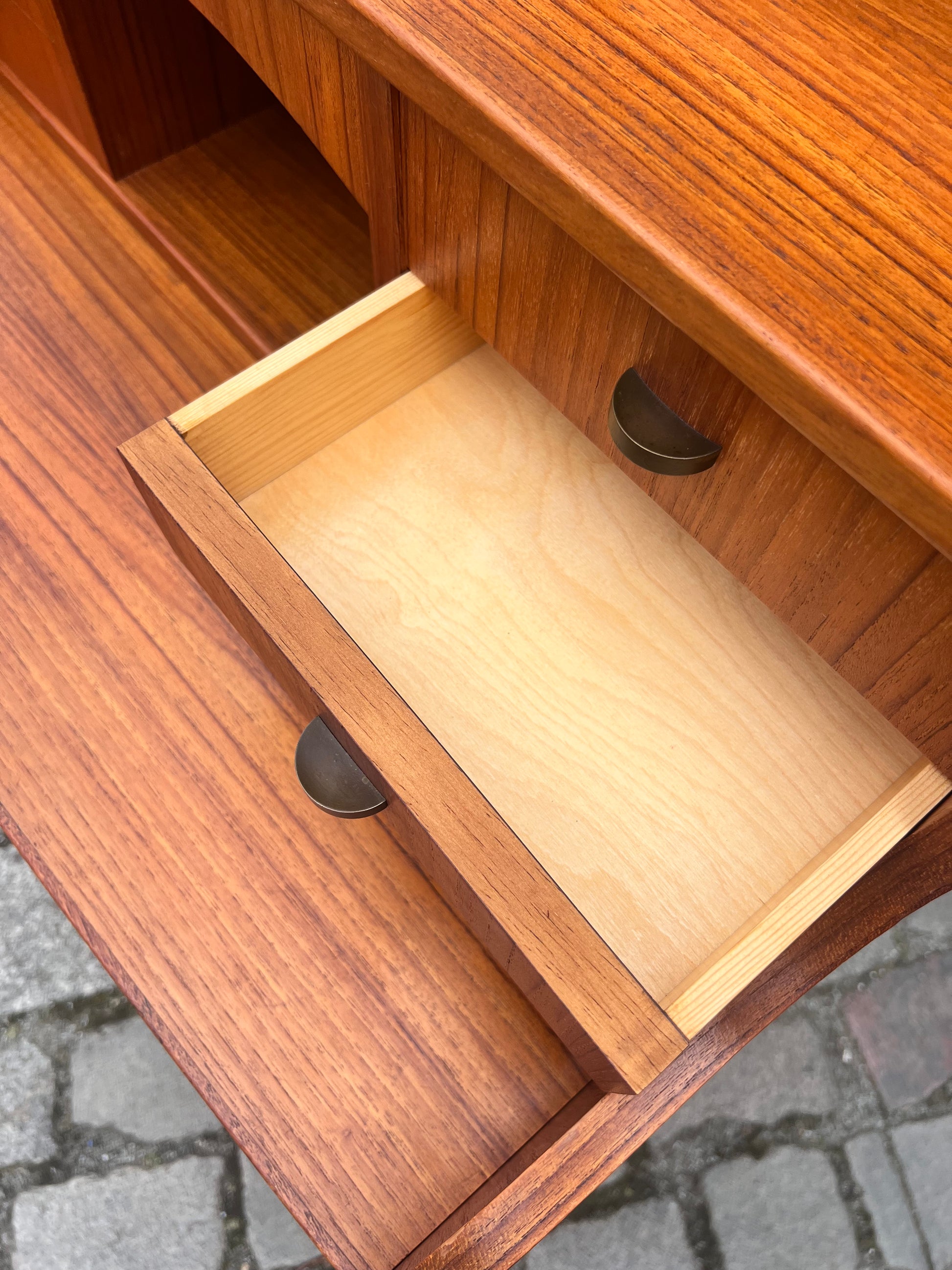Sekretär Teak aus Dänemark