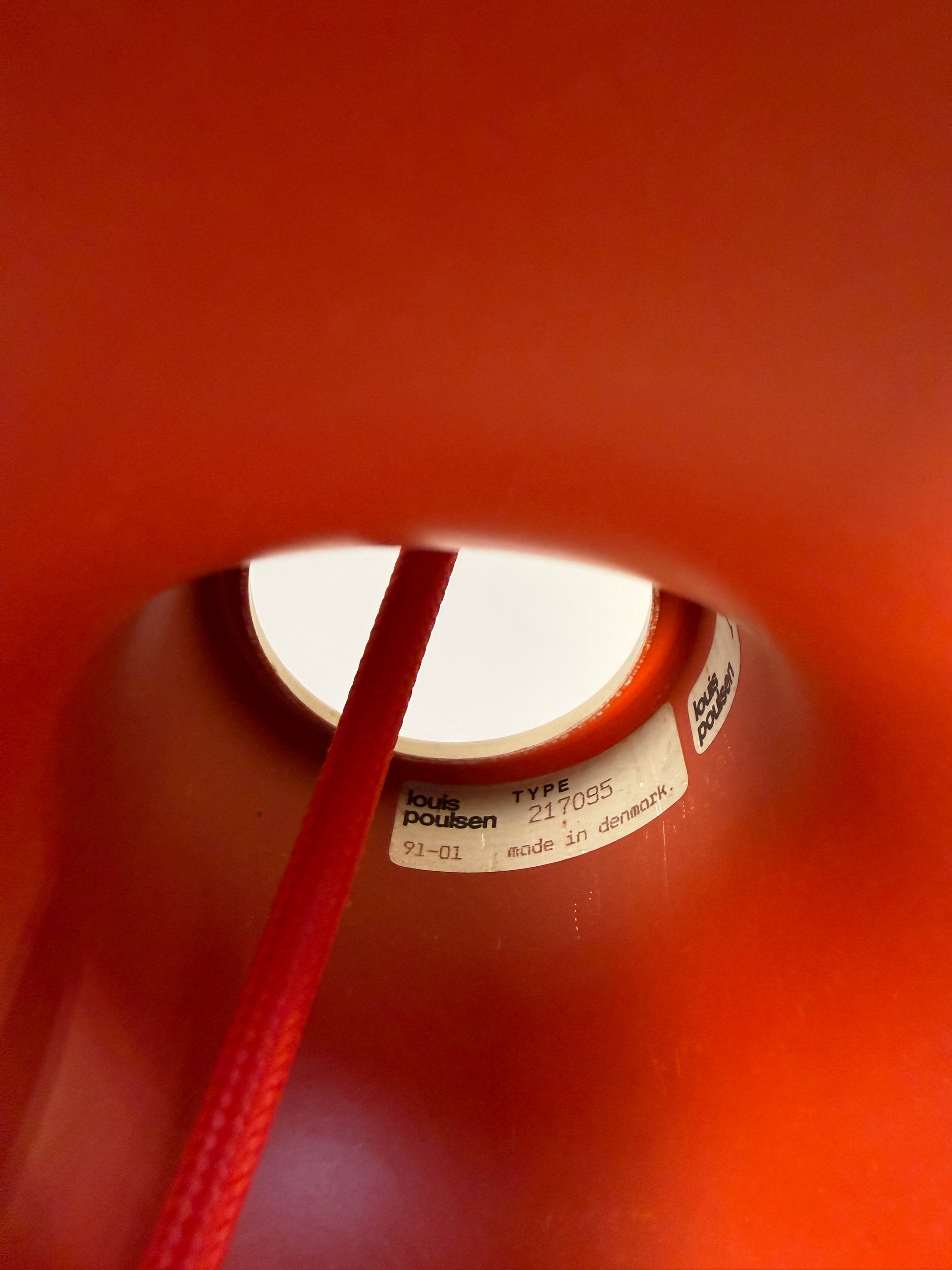 Lamellenlampe PH5 weiß von Poul Henningsen für Louis Poulsen