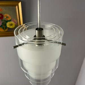 Lamellenlampe Eiszapfen weiß Glas von Markslöjd Sweden