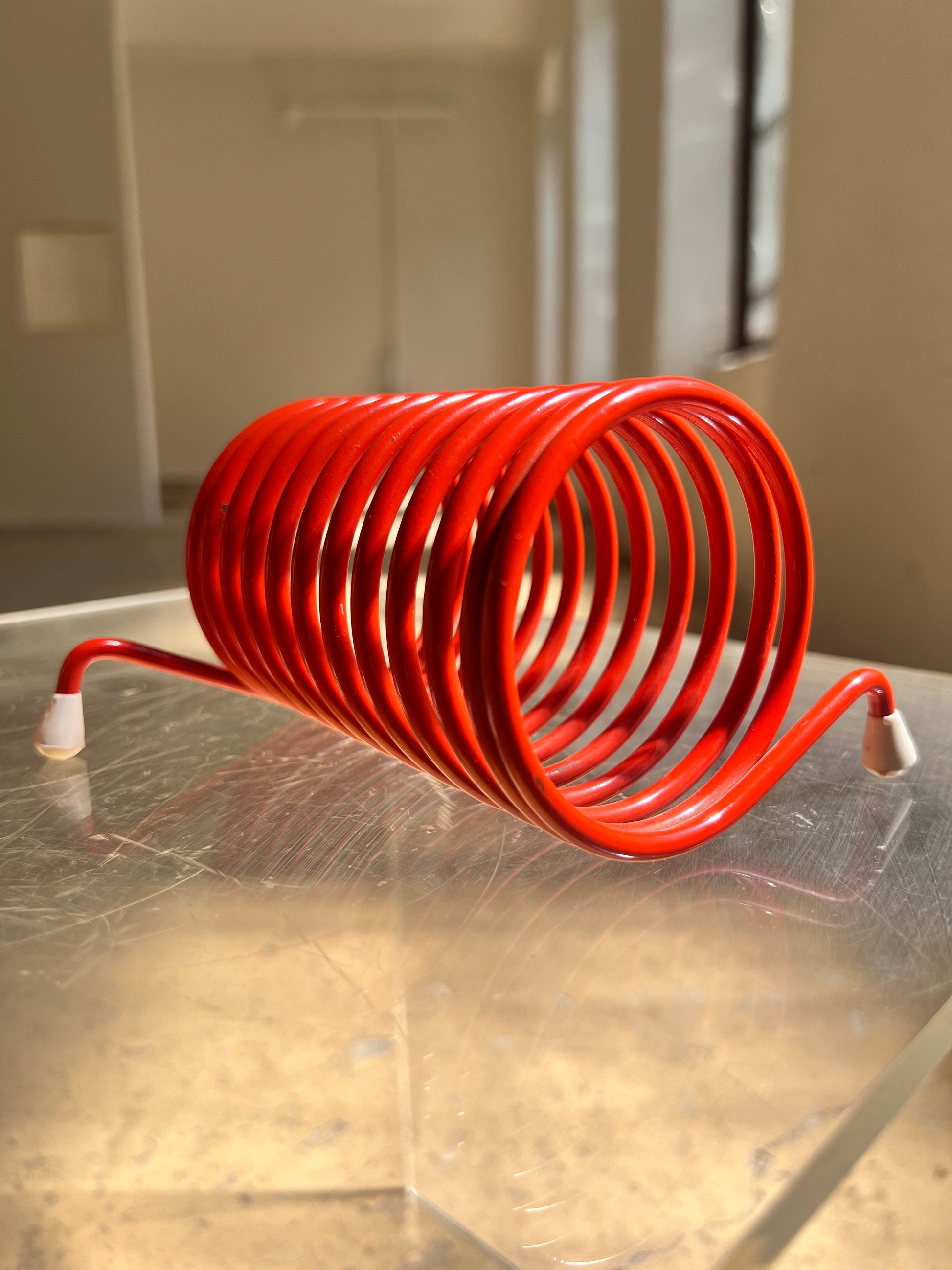 Spiralfederhalter orange 70er